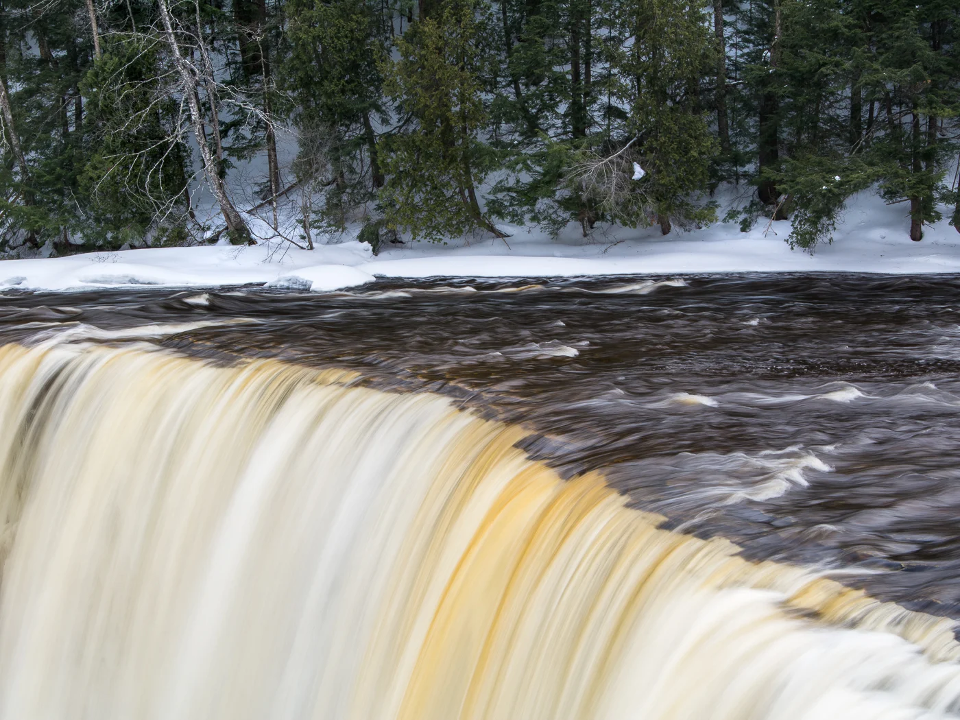 Winter at Tahquamenon Falls