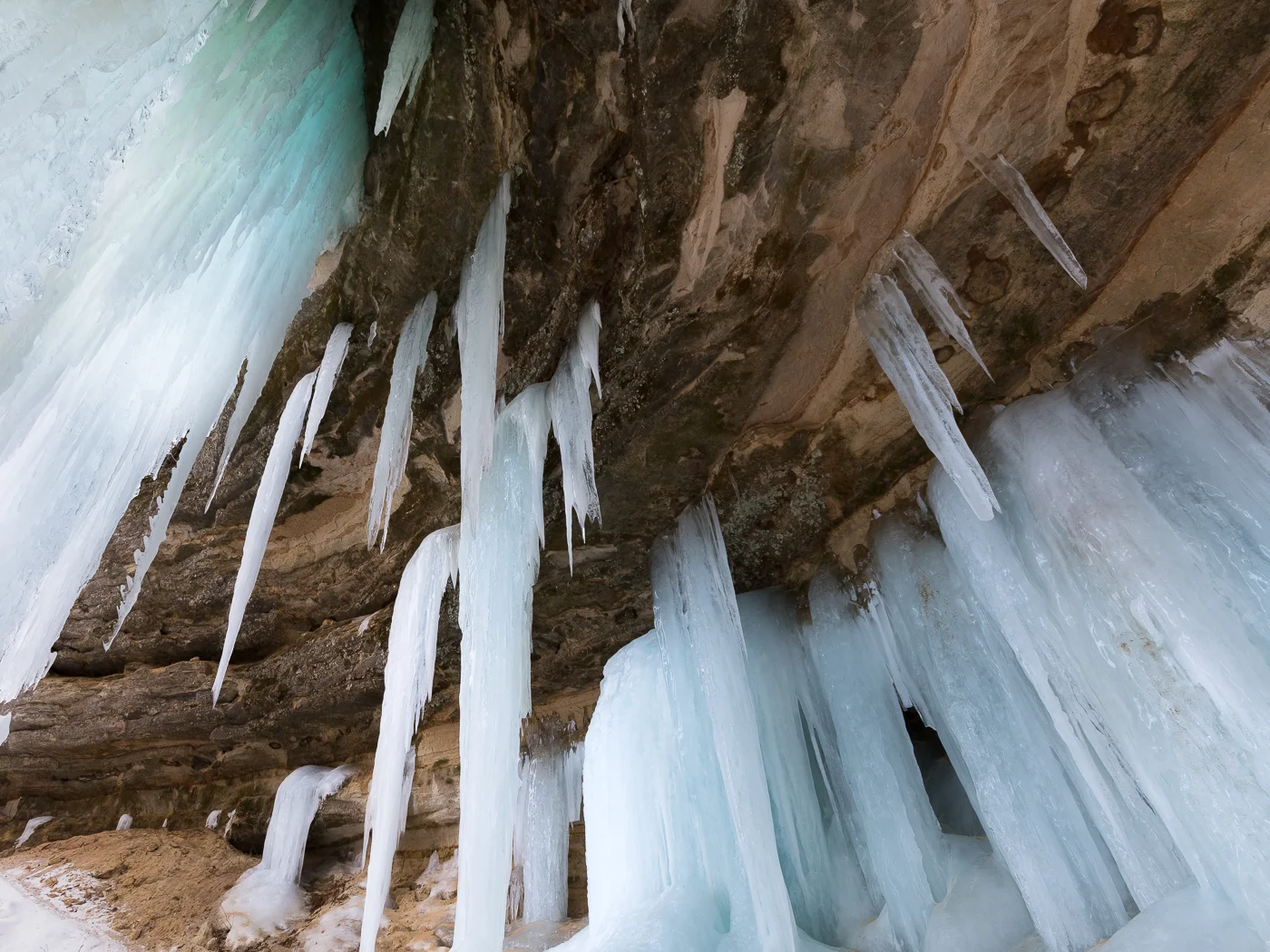 Ice Cave at Sand Point
