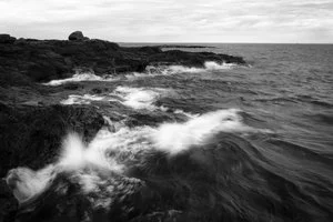 Waves at Black Rocks. Marquette.