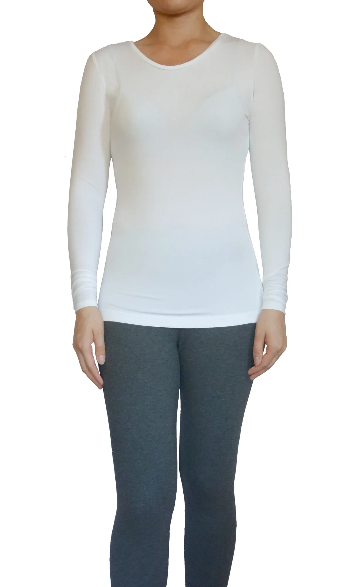White Crew Neck