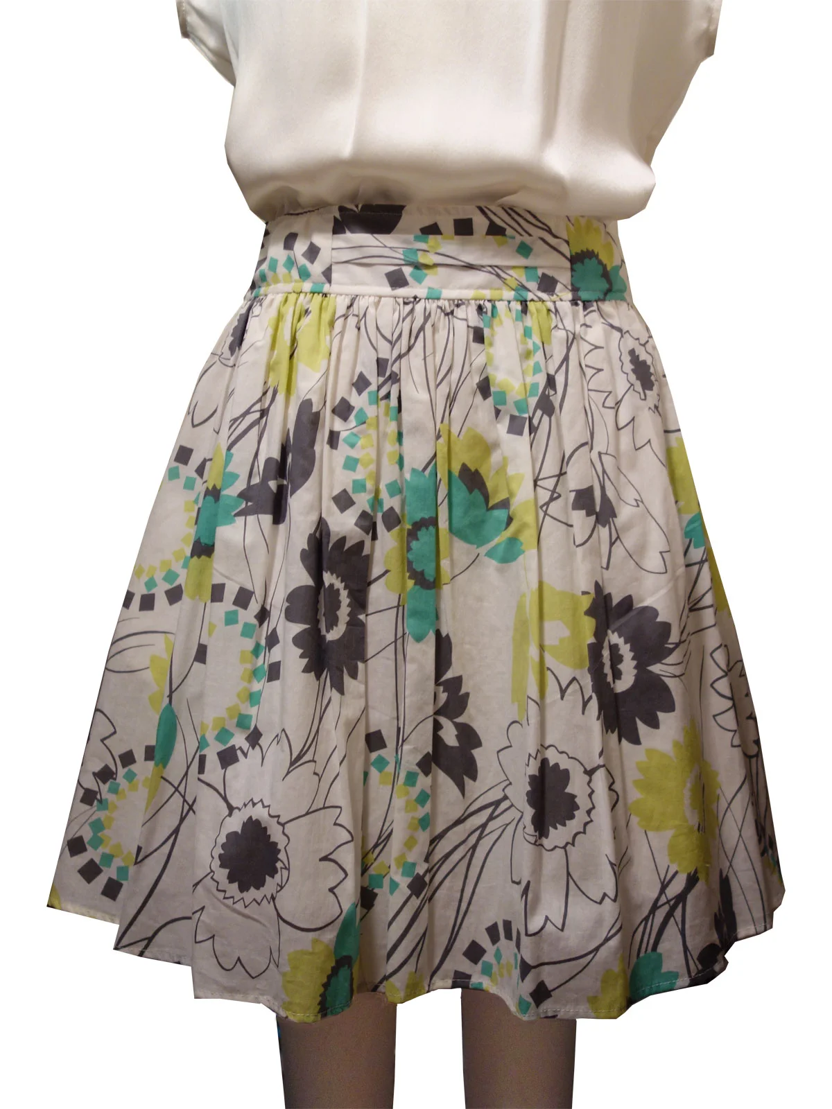 Spring Orchid Cotton Skirt