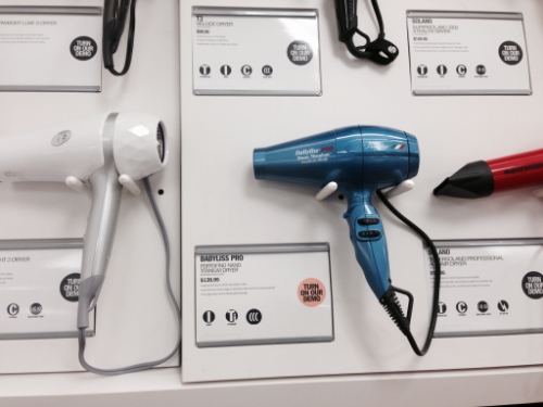 I've used A LOT OF Hair dryers and the one I like for myself at home is the Babyliss brand 