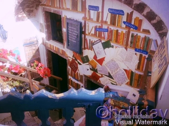 The Little Bookstore of Santorini