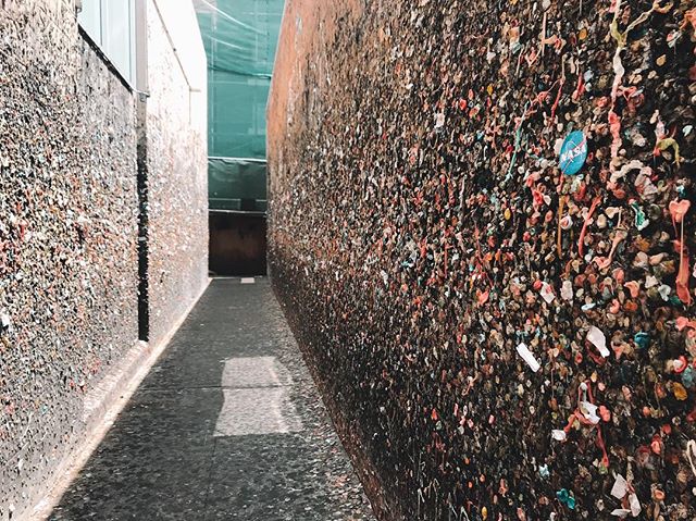 Still slightly unsure of how to react to Bubble Gum Alley. No need for an explanation, I&rsquo;m sure you can guess for how this alley got it&rsquo;s name!