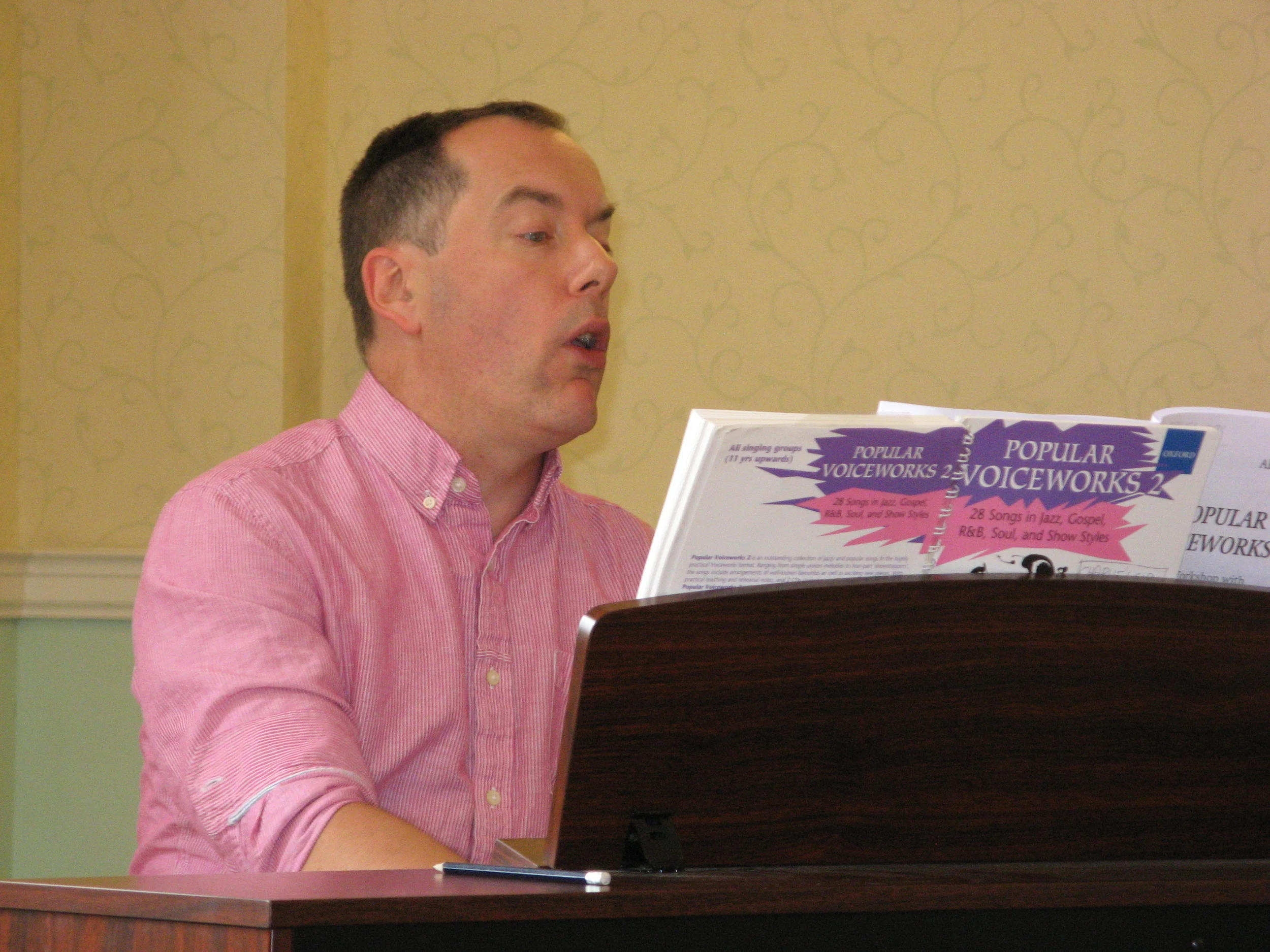 The UK Launch of ‘Popular Voiceworks 2’ at the ABCD Convention in Leeds.