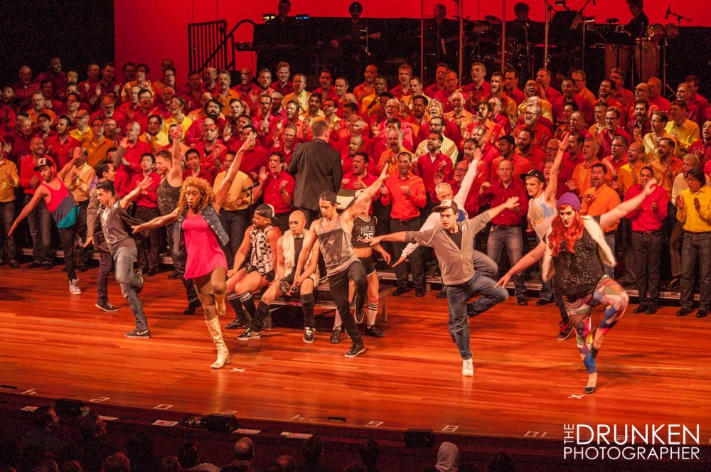 New York CIty Gay Men's Chorus, Big Gay Sing 7 March 2014. It's hard to hate someone you just sang a song with!