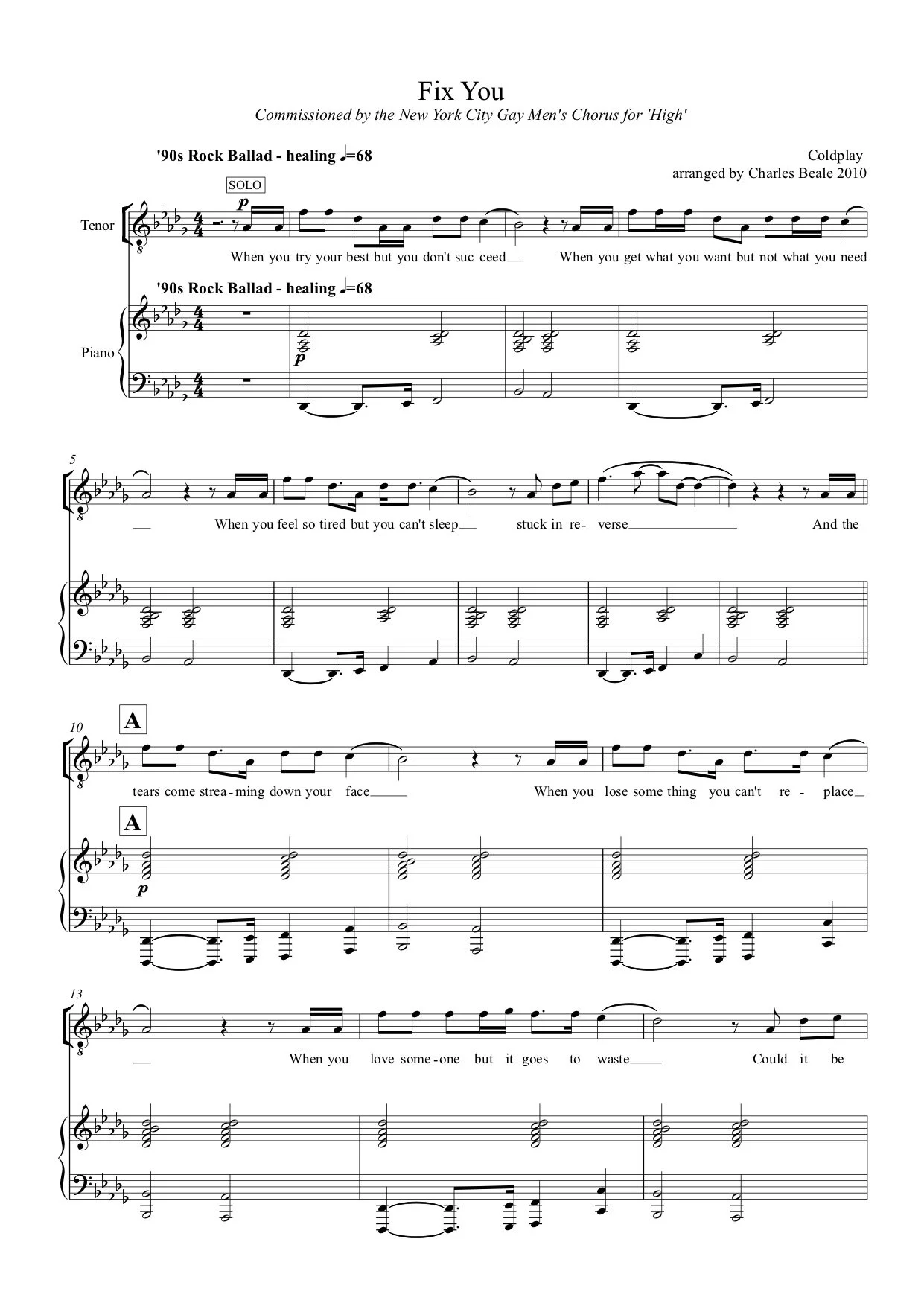 Fix You - TTBB (SMP)