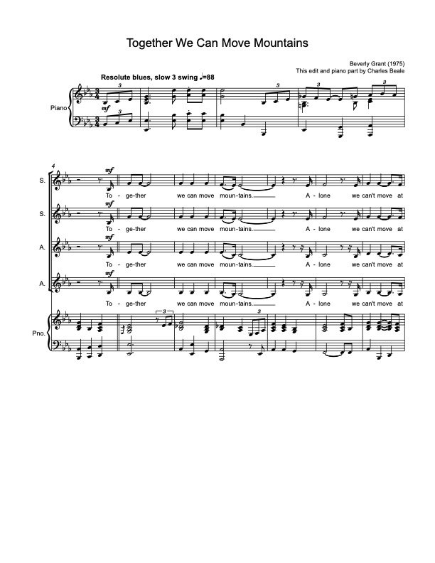 Together We Can Move Mountains - SSAA