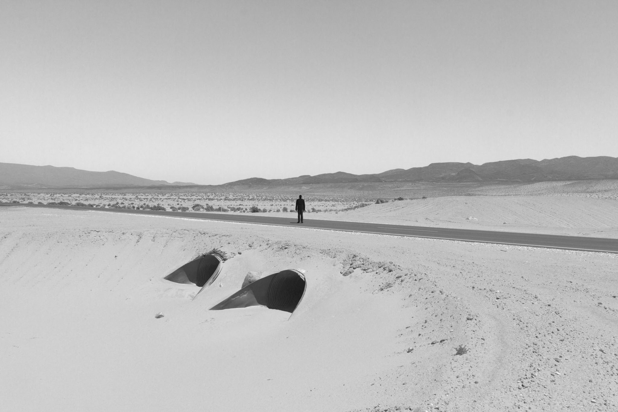 Self Portrait, Owens Lake