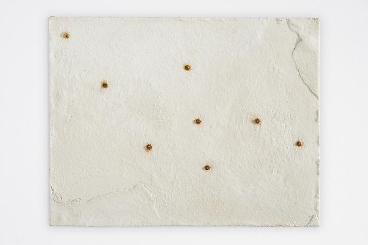 Untitled (Study), 1972 | Salt, iron elements