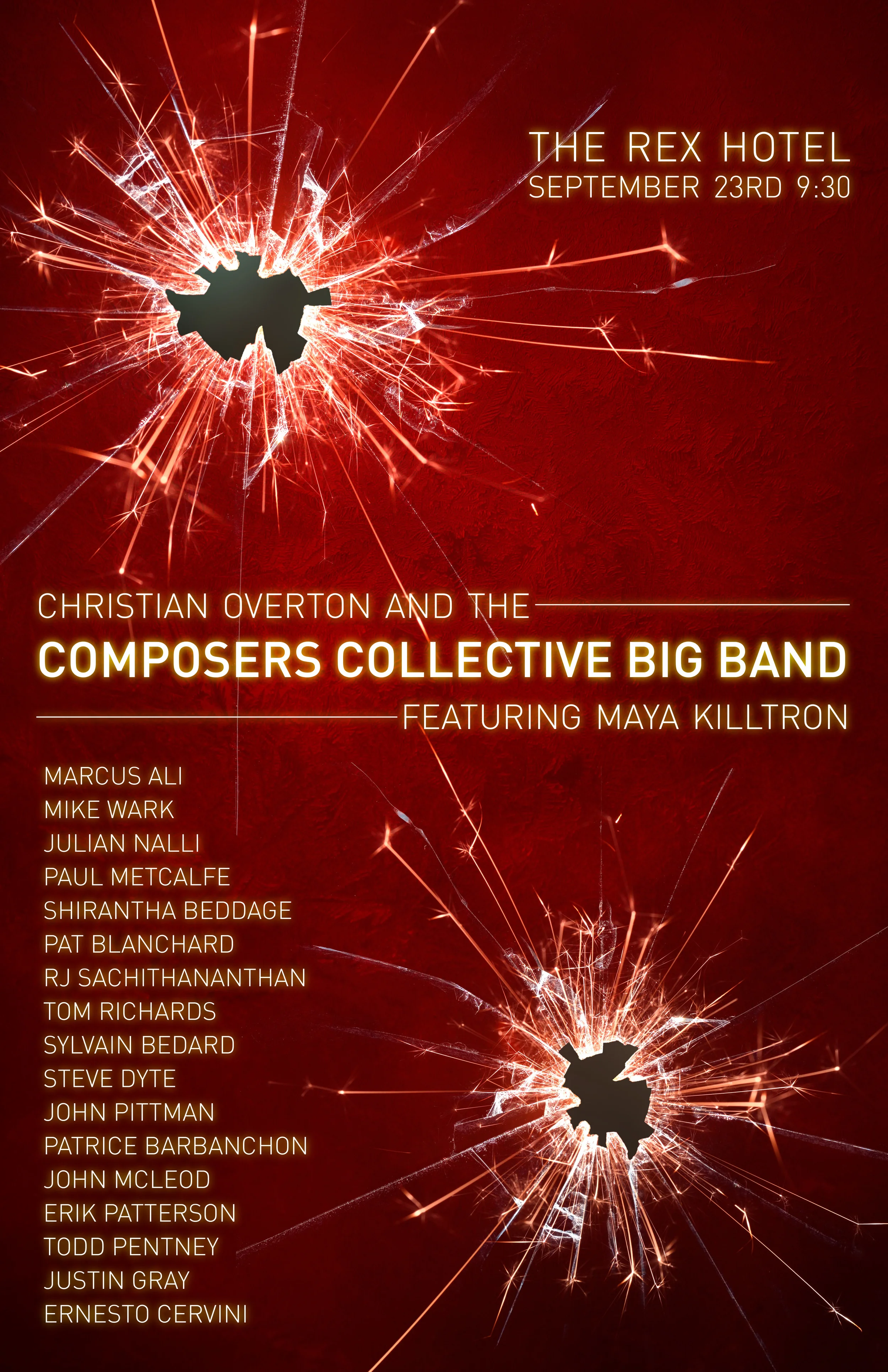 Gig poster created by Eric Overton