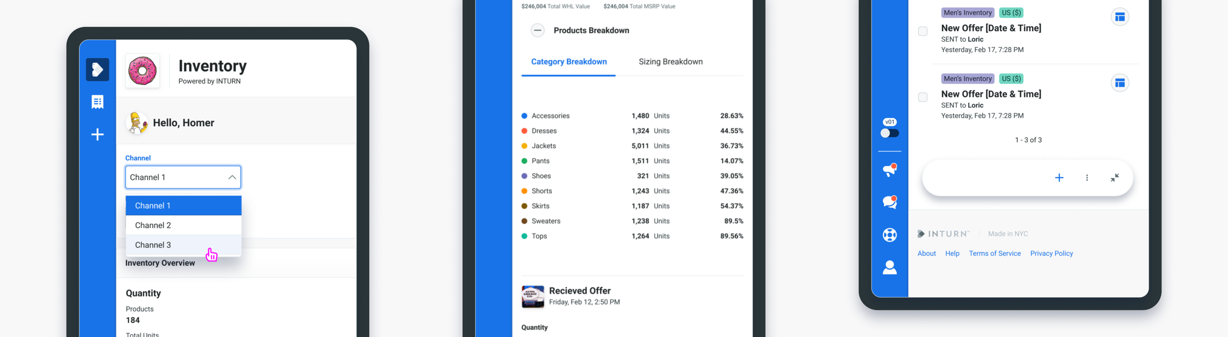 iPhone - Dashboard Close Up | iPhone - Offer Overview Close Up | iPhone - Offers Landing Close Up