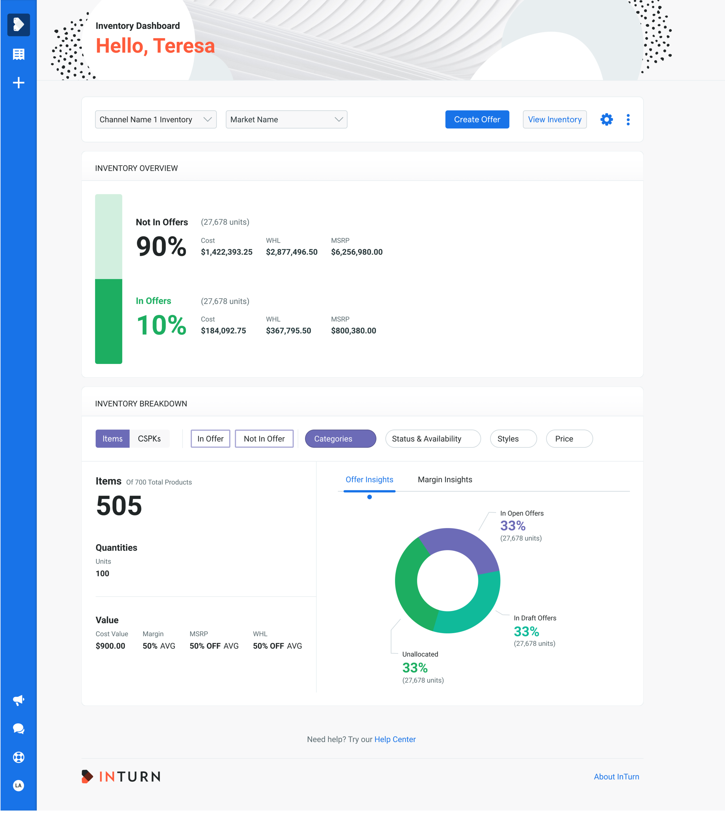 Slack inspired headers Abstract imagery - invoking data Blue CTA - Easily Recognized Shopify inspired content boxes