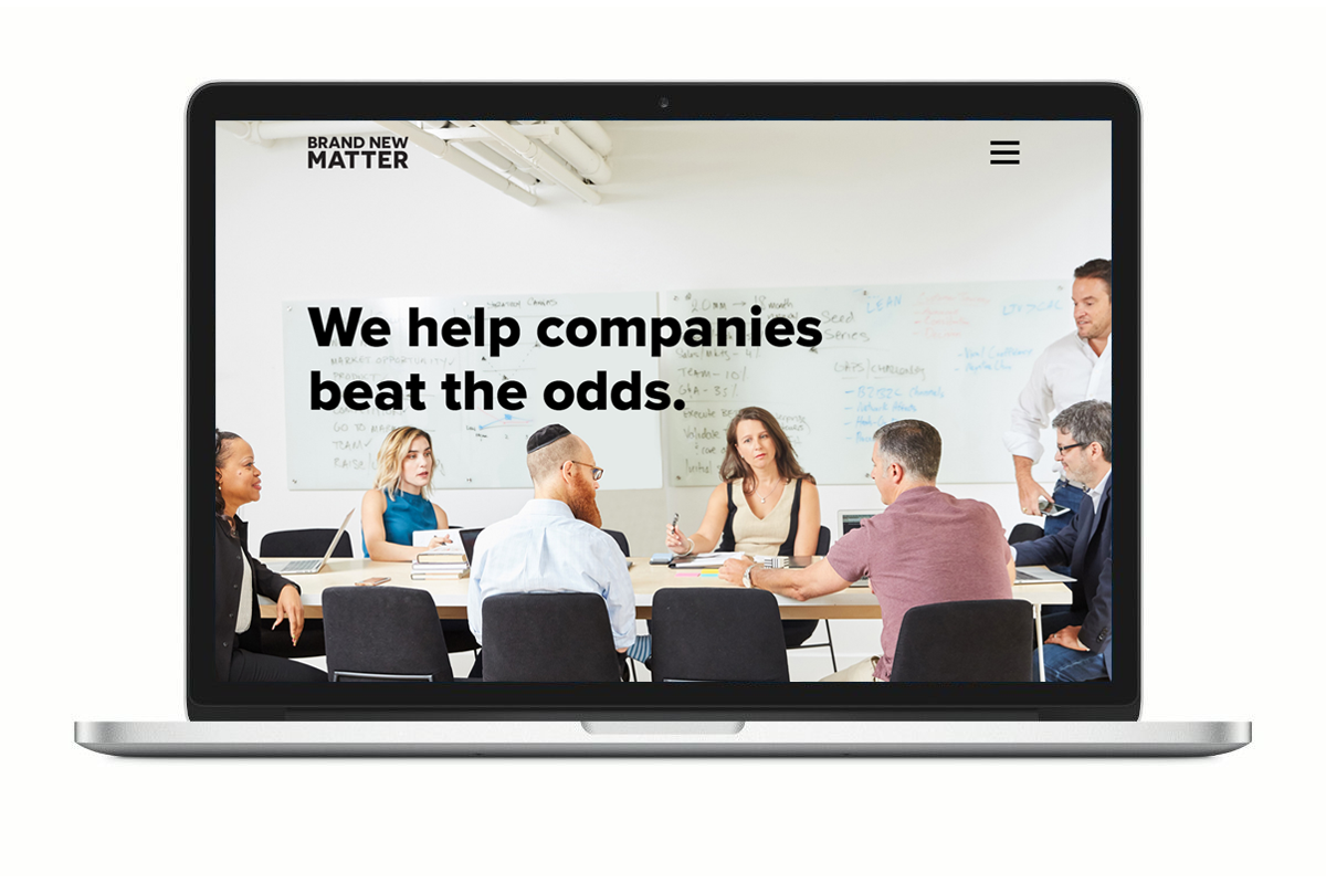  I led the strategy and redesigned the website for  Brand New Matter , a VC and Advisory. 