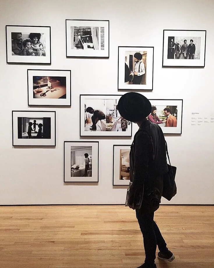 Seeking more melanated happy places in 2016. #findyourmelanatedhappyplace . Photo taken by Jennifer M. Williams at the Museum of Contemporary Photography in Chicago at the Dandy Lion Exhibition curated by Shantrelle P. Lewis .