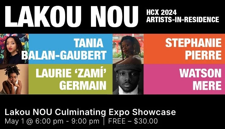 Join me + my 🔥 co-residents for the culminating expo of our projects and kick-off to Haitian Heritage Month!!

✨🇭🇹 𝗟𝗮𝗸𝗼𝘂 𝗡𝗢𝗨 𝗖𝘂𝗹𝗺𝗶𝗻𝗮𝘁𝗶𝗻𝗴 𝗘𝘅𝗽𝗼 𝗦𝗵𝗼𝘄𝗰𝗮𝘀𝗲 🇭🇹✨

📍 Haiti Cultural Exchange - 558 St. John&rsquo;s Pl, Broo