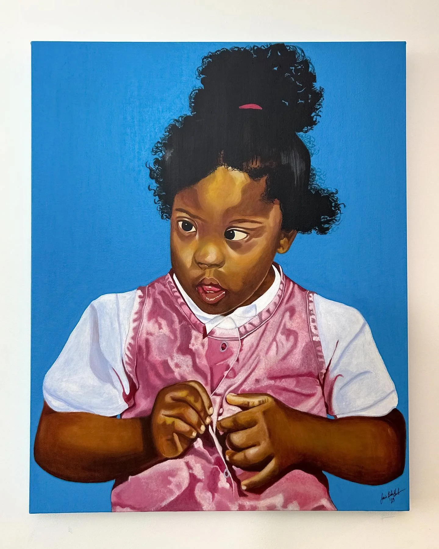 look at meeeee, posting twice in the same month! is this a new trend? 

friends, i&rsquo;m painting&hellip;again. i&rsquo;m not a painter though. i maintain that. &ldquo;i use paint.&rdquo; that language feels right to me, still. 

this baby girl too