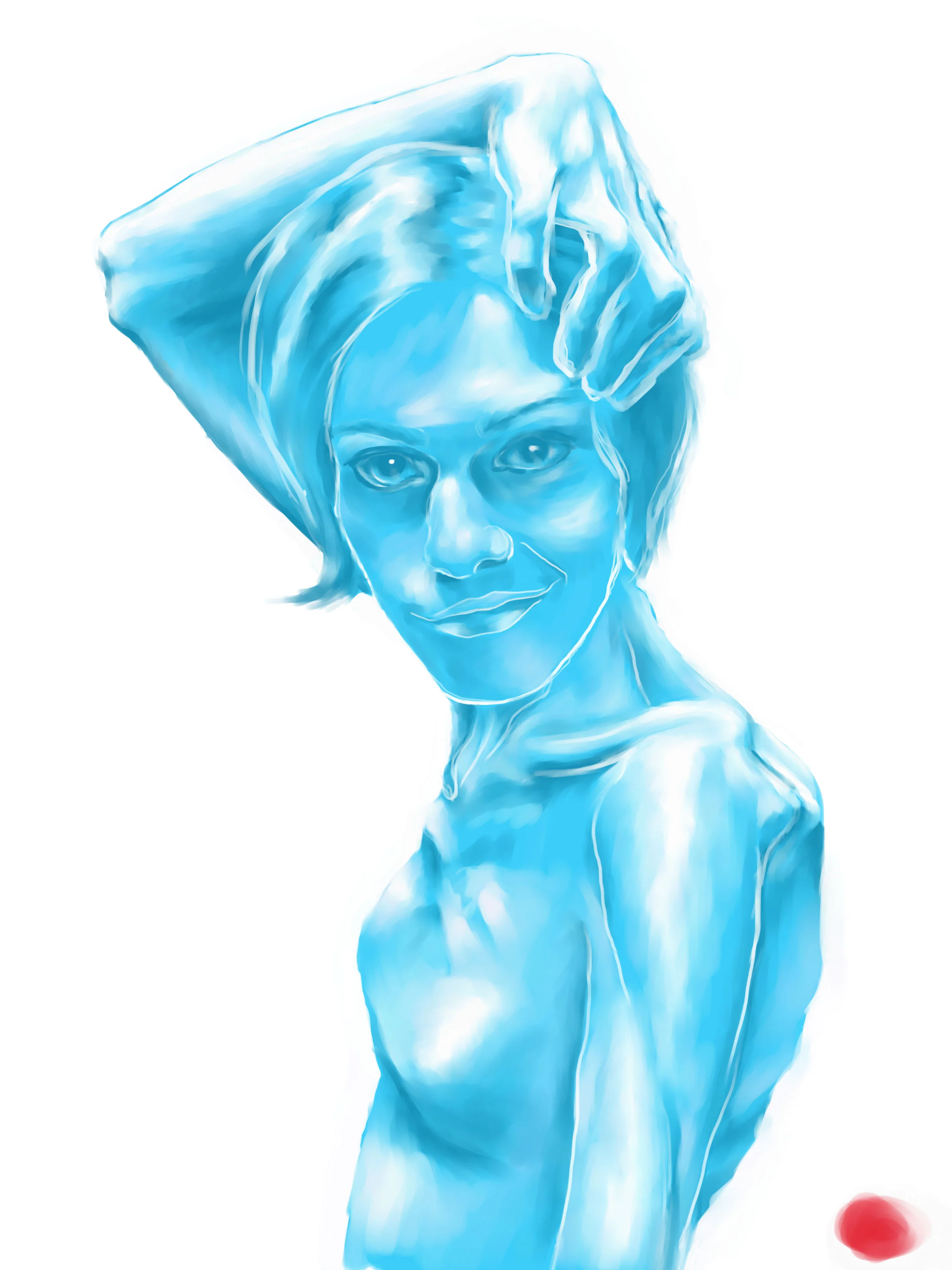 Sketch Identity 1 , 11.25" x 15", giclée on canvas, 2014.