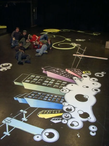 Altruists Play Mural - Center Theater at Seattle Center