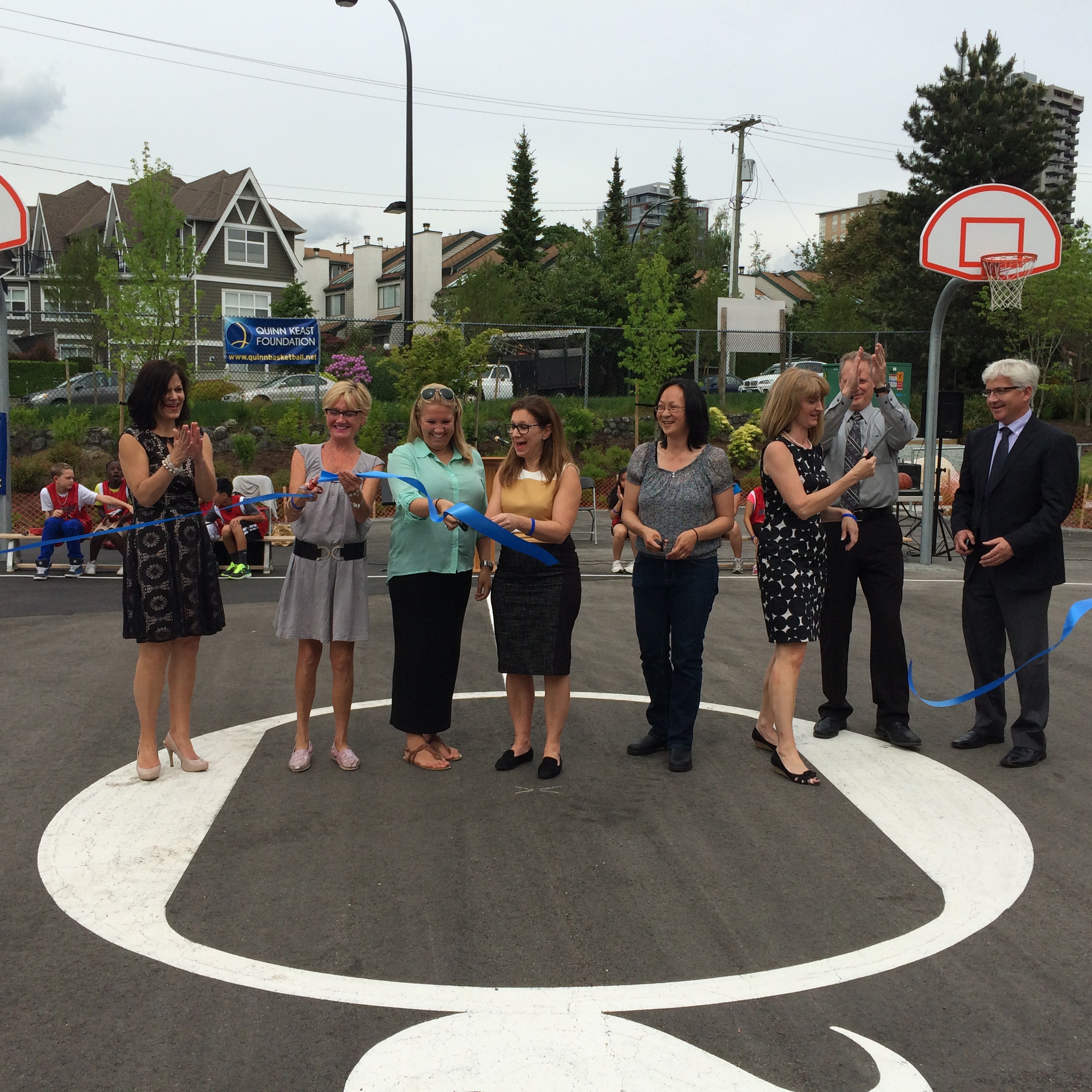  Ribbon Cutting, Queen Mary Elementary May 22, 2014    