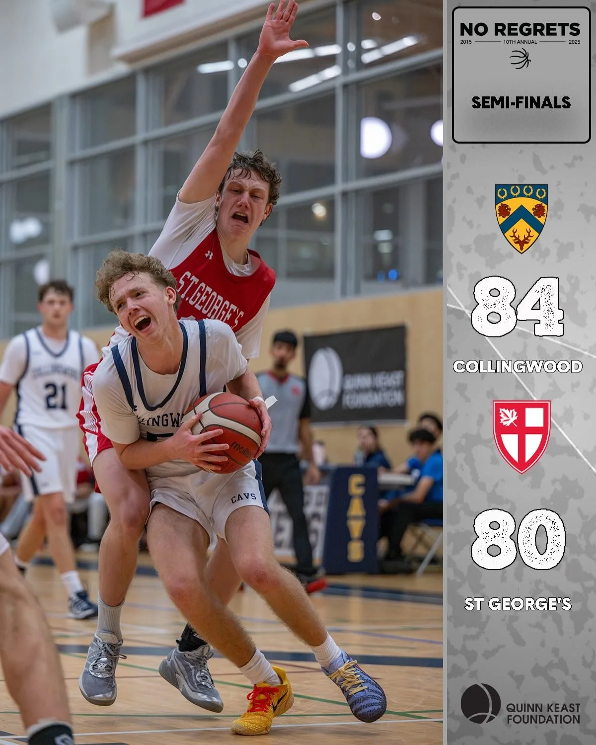 🏀 YESTERDAY&rsquo;S NO REGRETS SEMI-FINAL RESULTS🏀 

📸: @blairshier @carolhornphoto