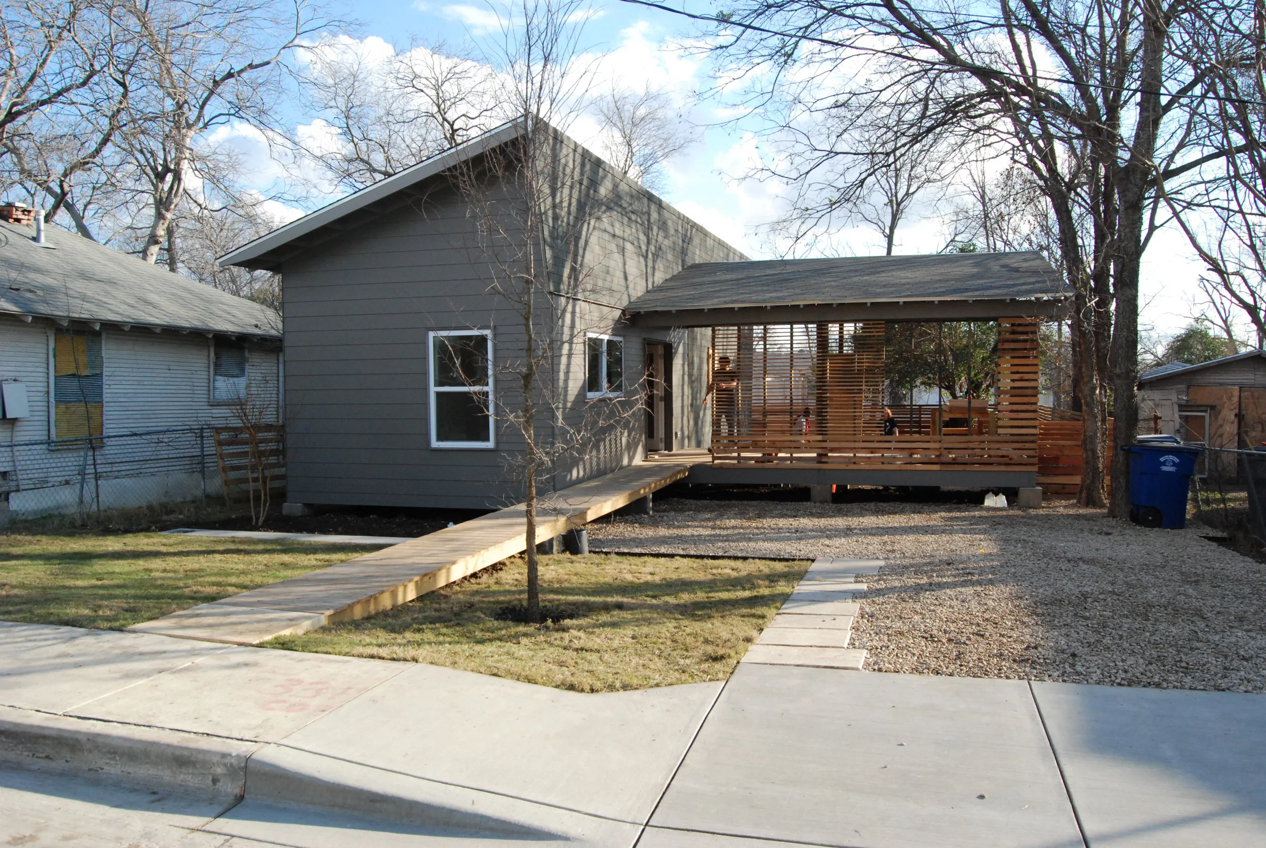 The completed house at 3313 Beall Street.