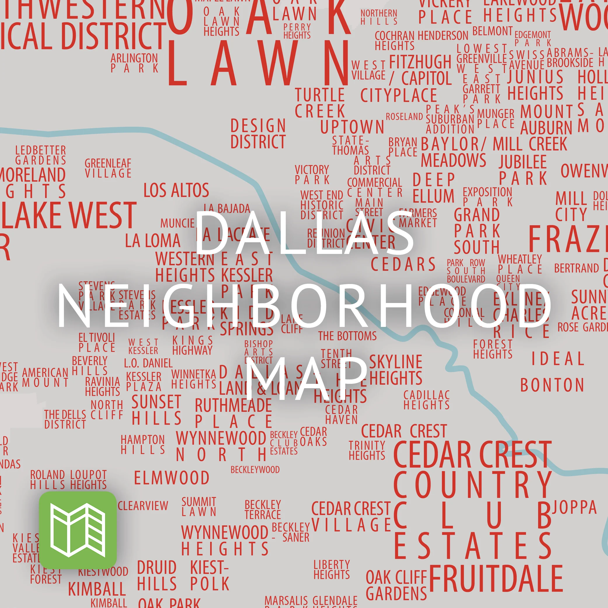 Dallas' Neighborhood Map
