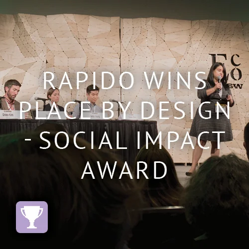 Rapido wins SXSW Eco Place by Design Award