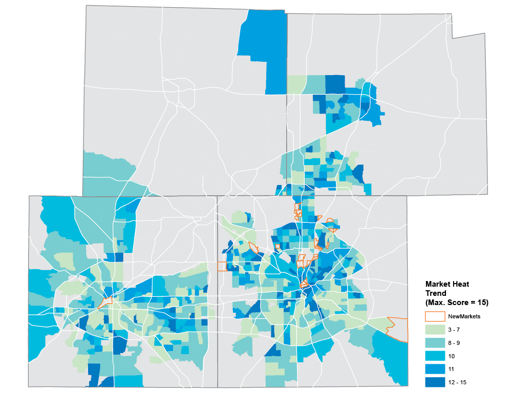 Market Heat, Trend, 2010-2015