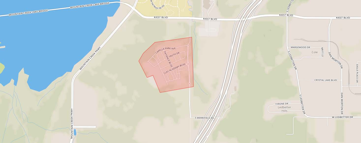 Capella Park neighborhood boundaries