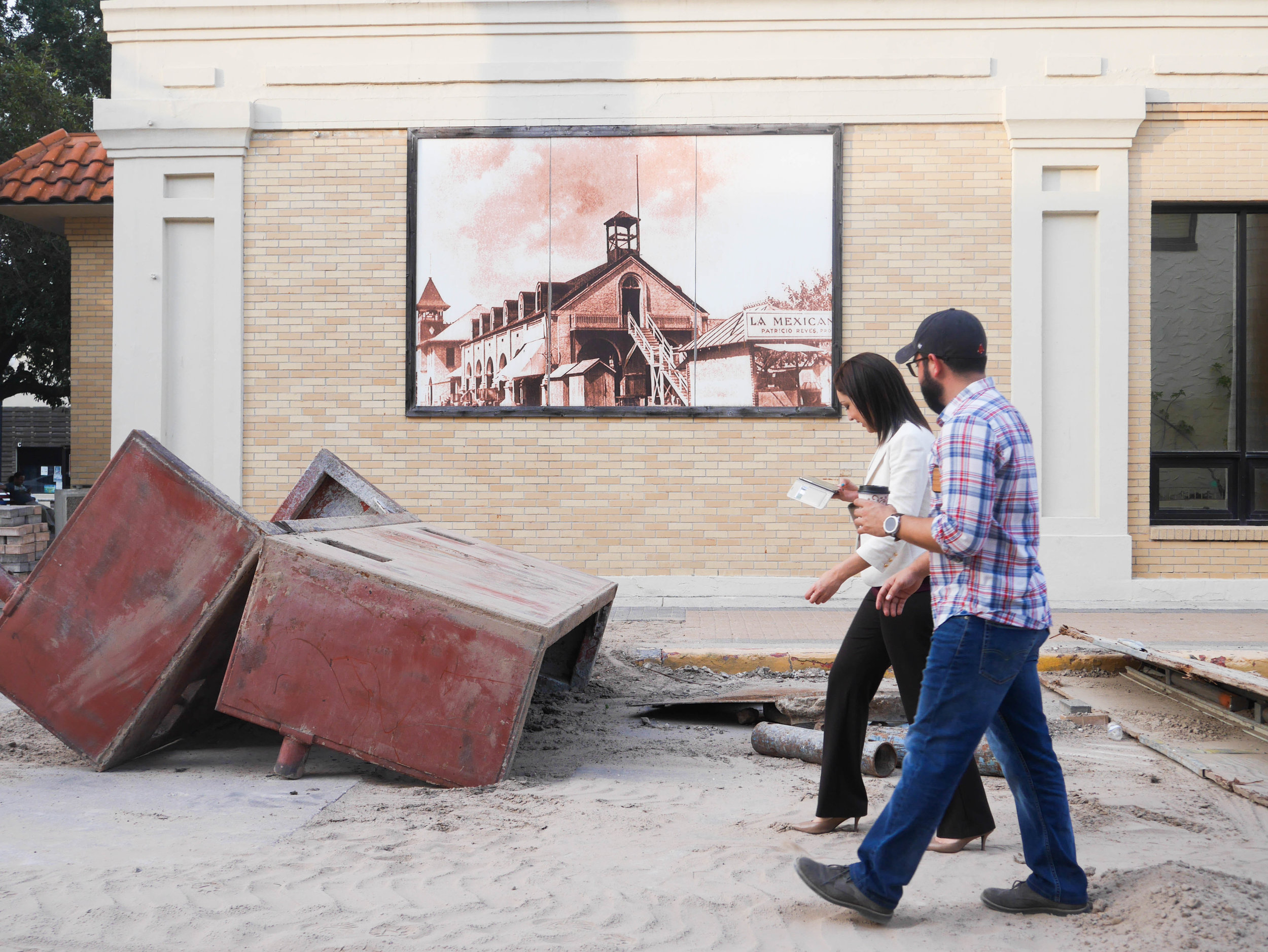 Playing with Production: Walking tour, Photo by Jesse Miller 