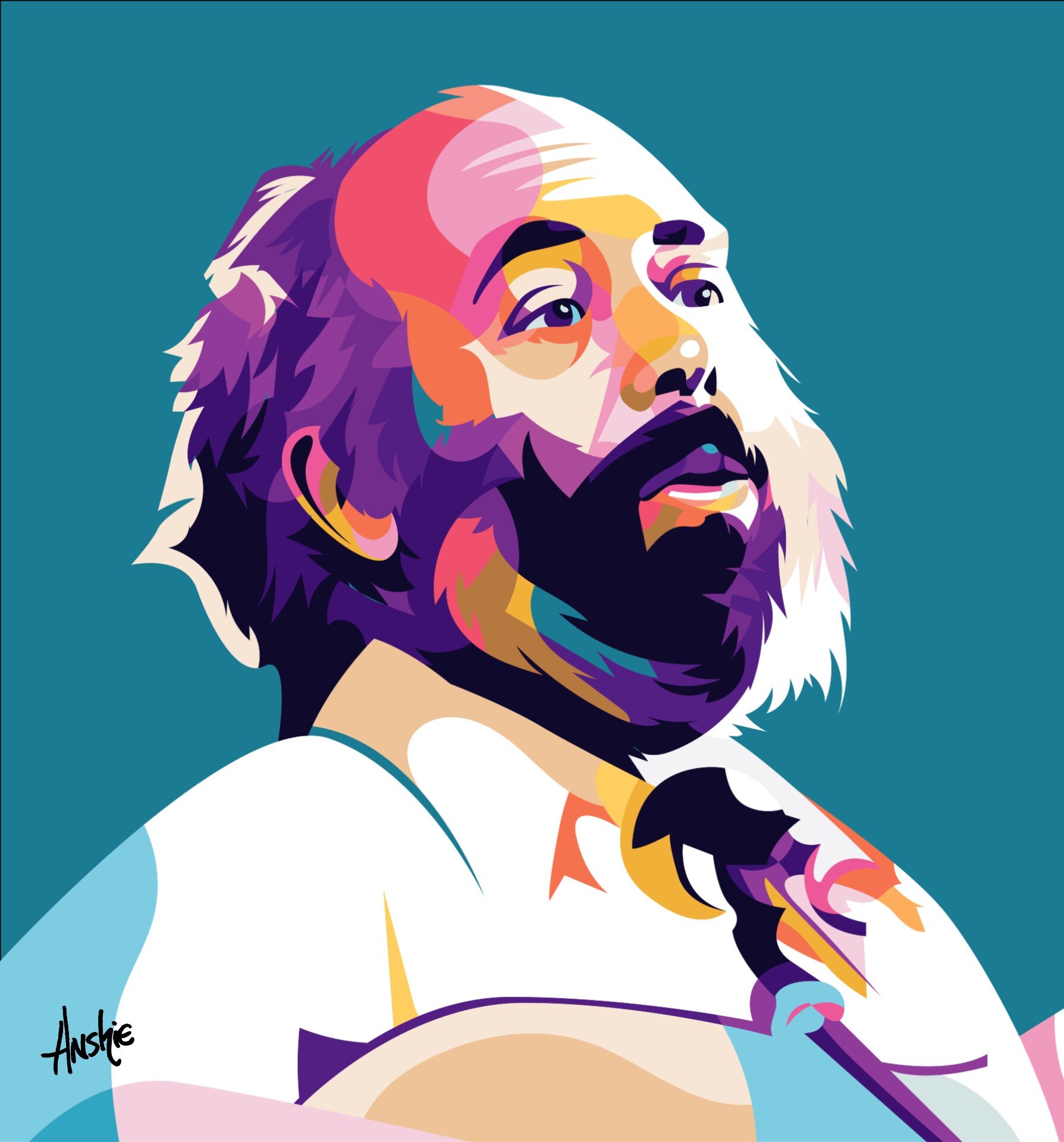 Shlomo Carlbach (Simple Background)