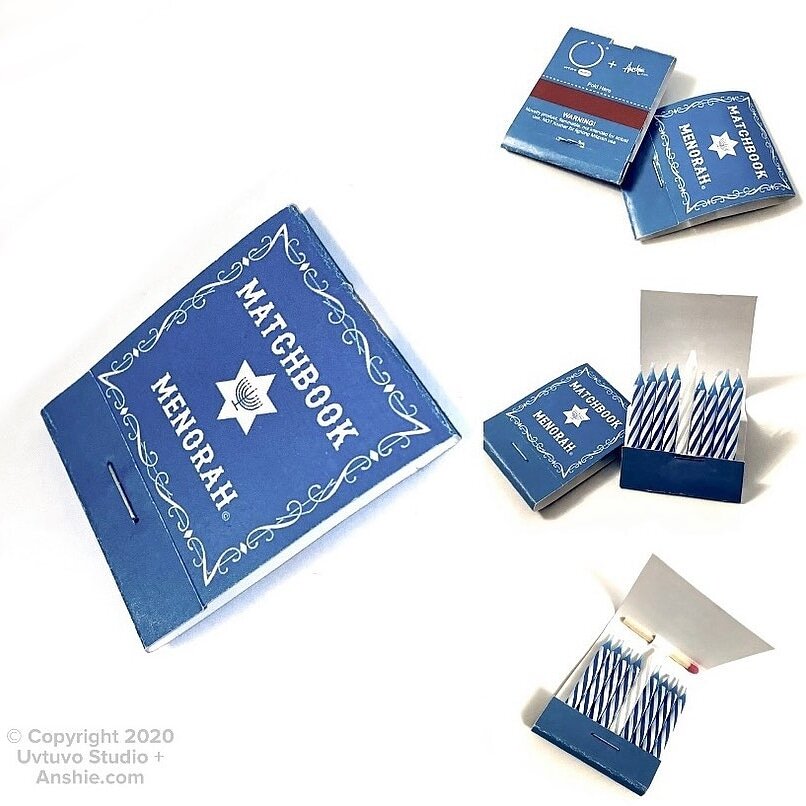 Matchbook Menorah