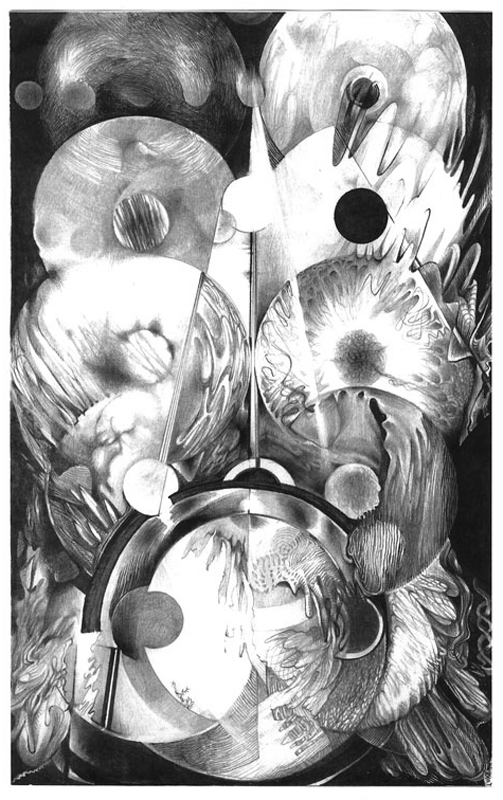 This was inspired by the VALIS trilogy by Philip K Dick. You may buy a print of this, or a cover for your phone here .