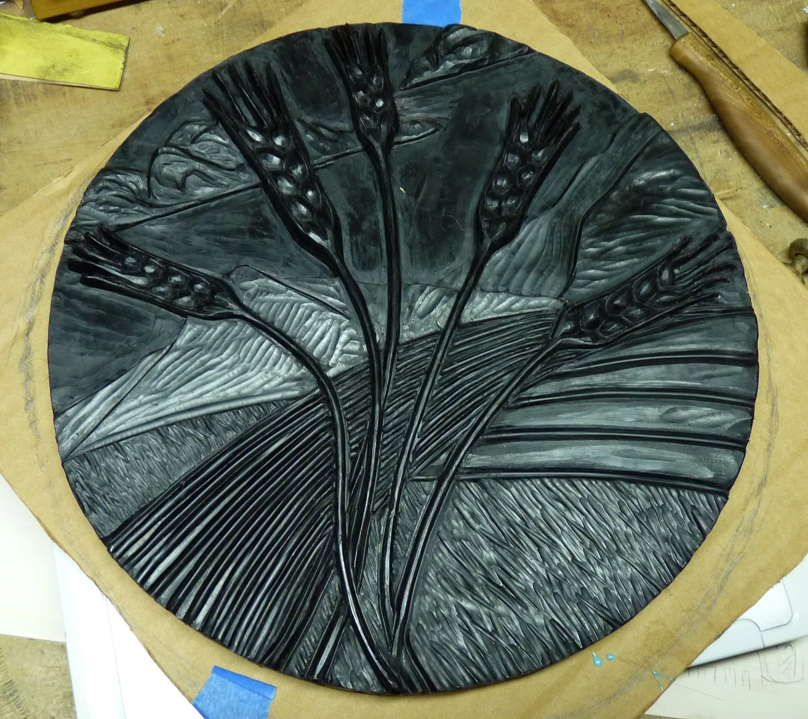  this is Jeremyah's wax carving step of creating a cast piece 