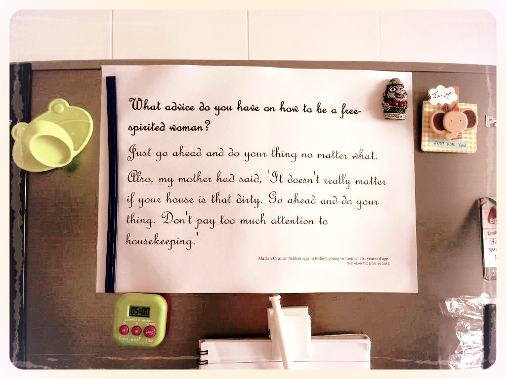 On not housekeeping