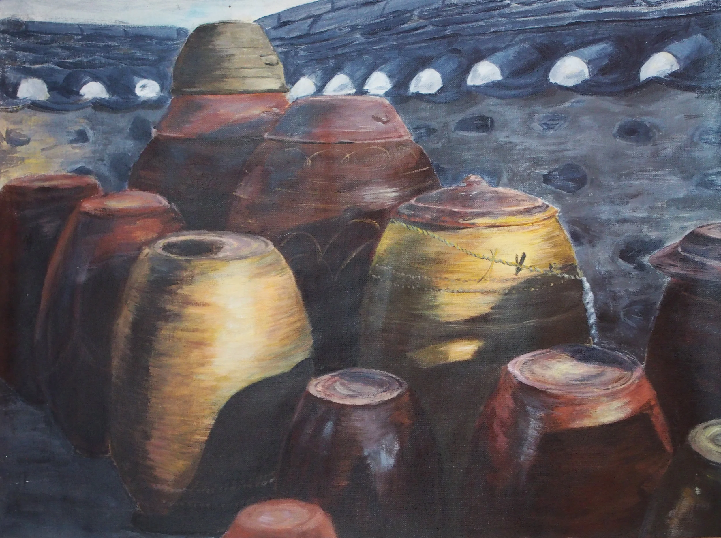 For my mother (Kimchi Urns)