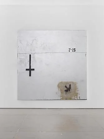 Trinity, 2012, 213,5 x 213,5 cm. Acrylic and spray paint on canvas.