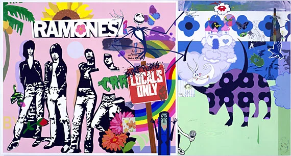 Busy, Busy, Sunny Day, 2003, 183 x 345,5 cm. Acrylic on linen.