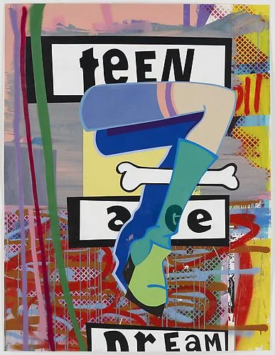 Teenage Dream, 2011, 127 x 96,5 cm. Mixed media on paper.