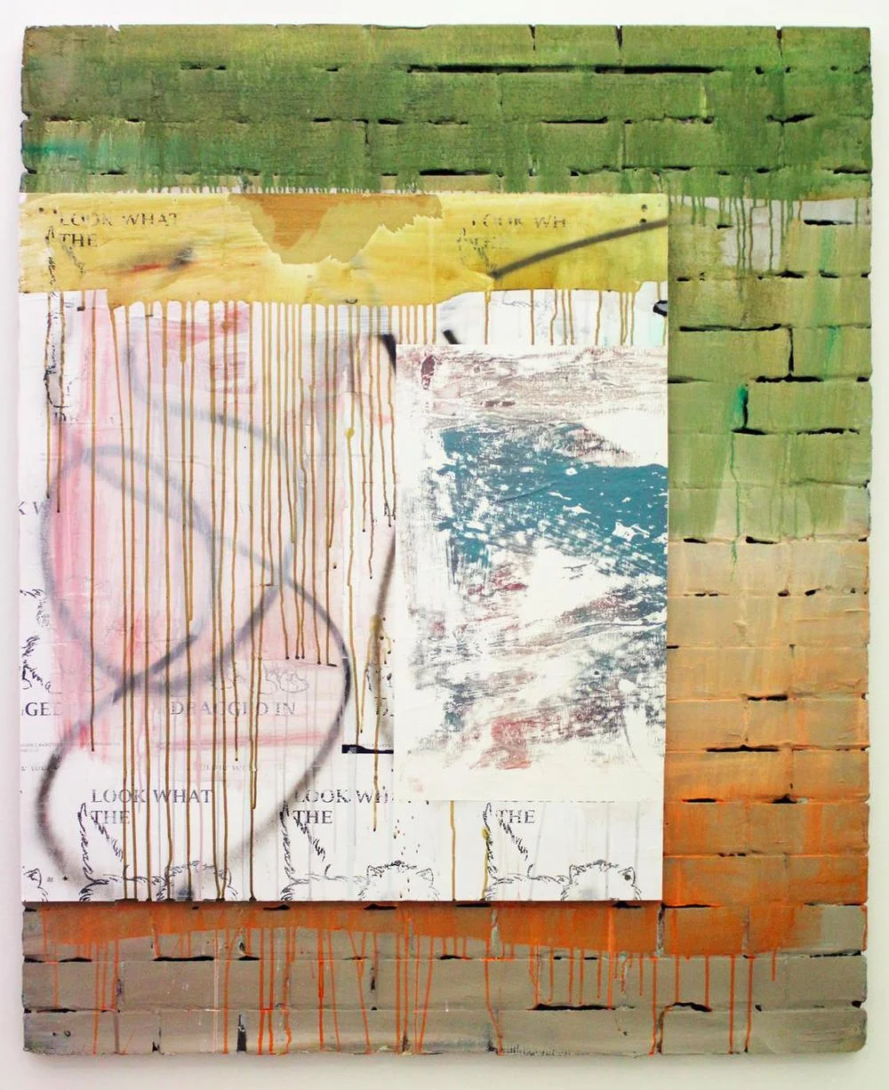 Untitled, 2012, 146 x 122 cm Mixed media on board