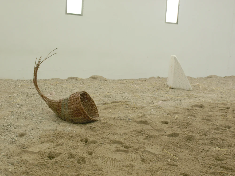 Installation view from Mathias & Mathias, 'Ricotta' at BKS Garage, 2013