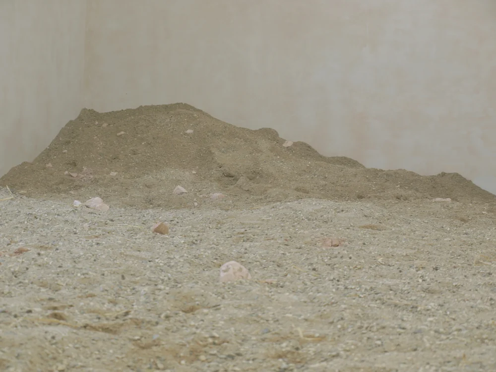 Installation view from Mathias & Mathias, 'Ricotta' at BKS Garage, 2013