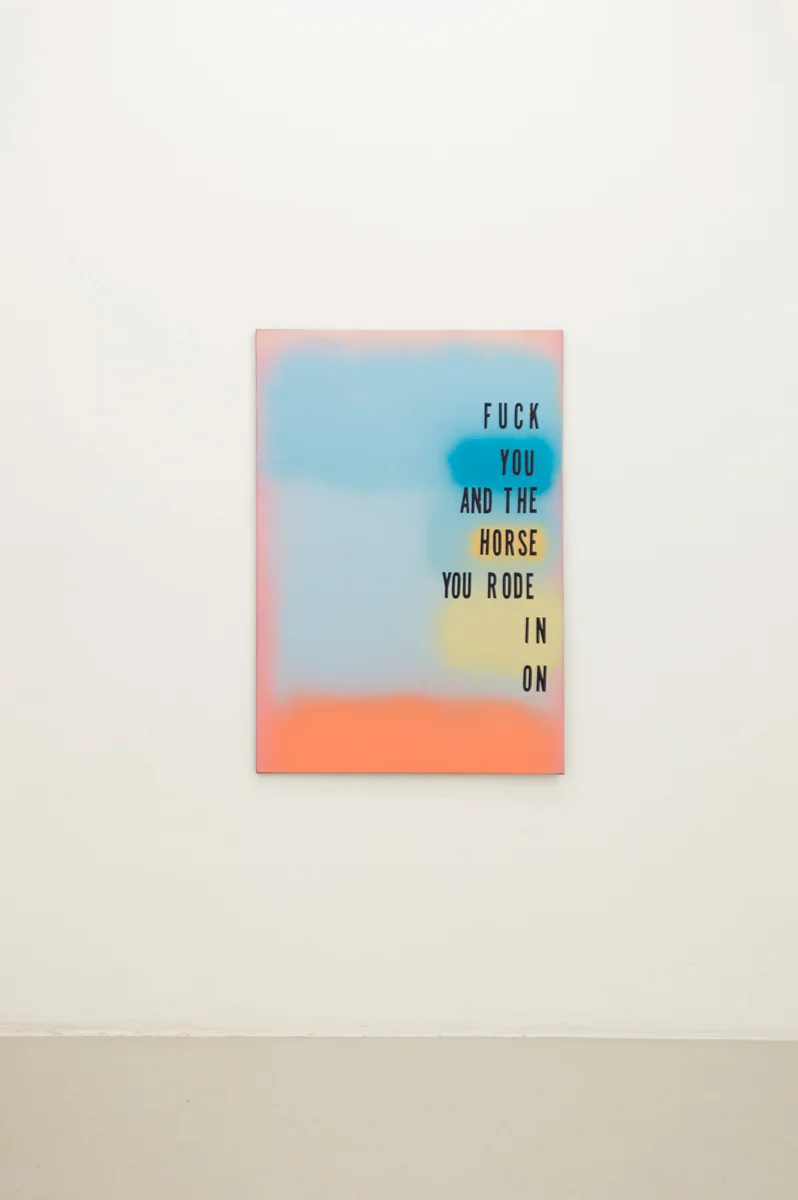 Clint Eastwood , 2015, 130 x 90 cm Spraypaint on canvas