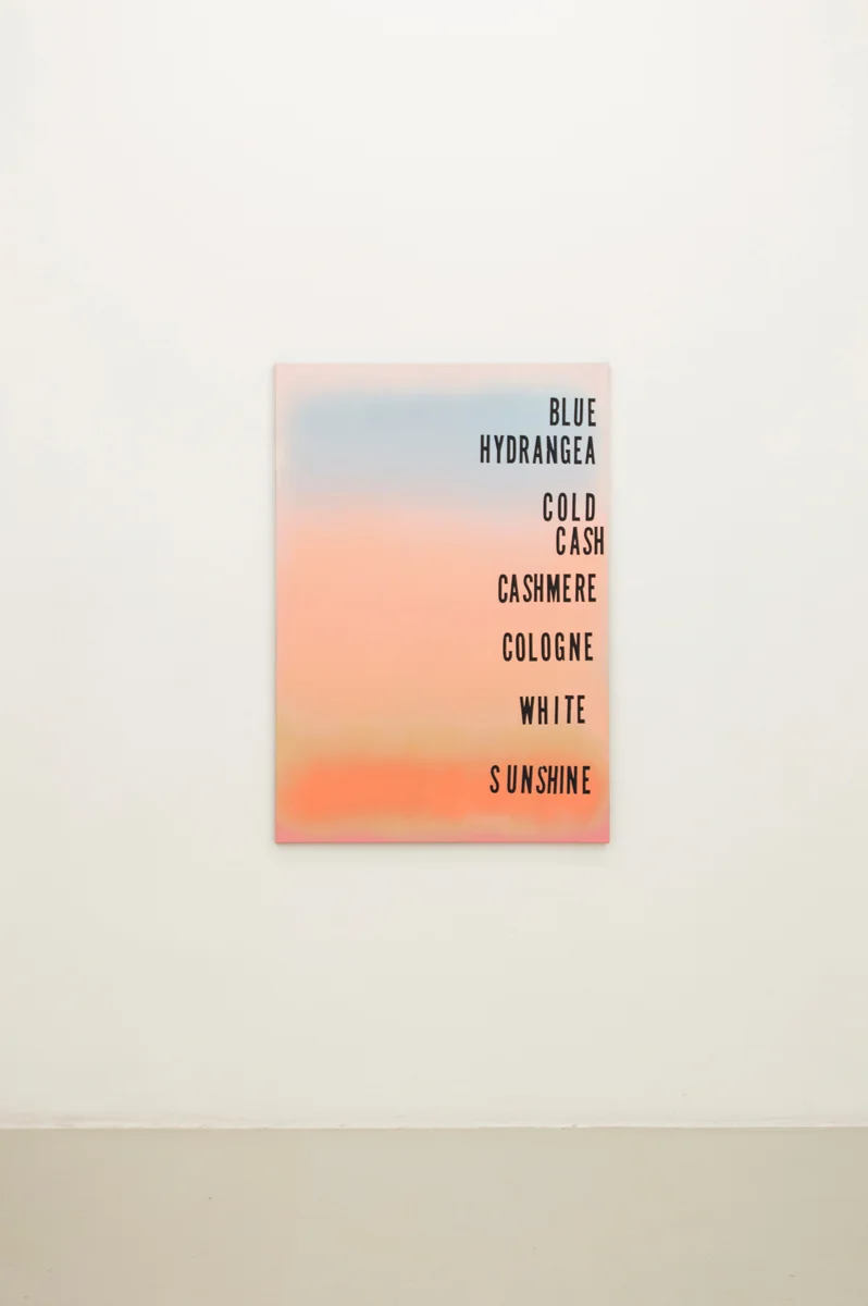 Cashmere Sunshine , 2015, 130 x 90 cm Spraypaint on canvas