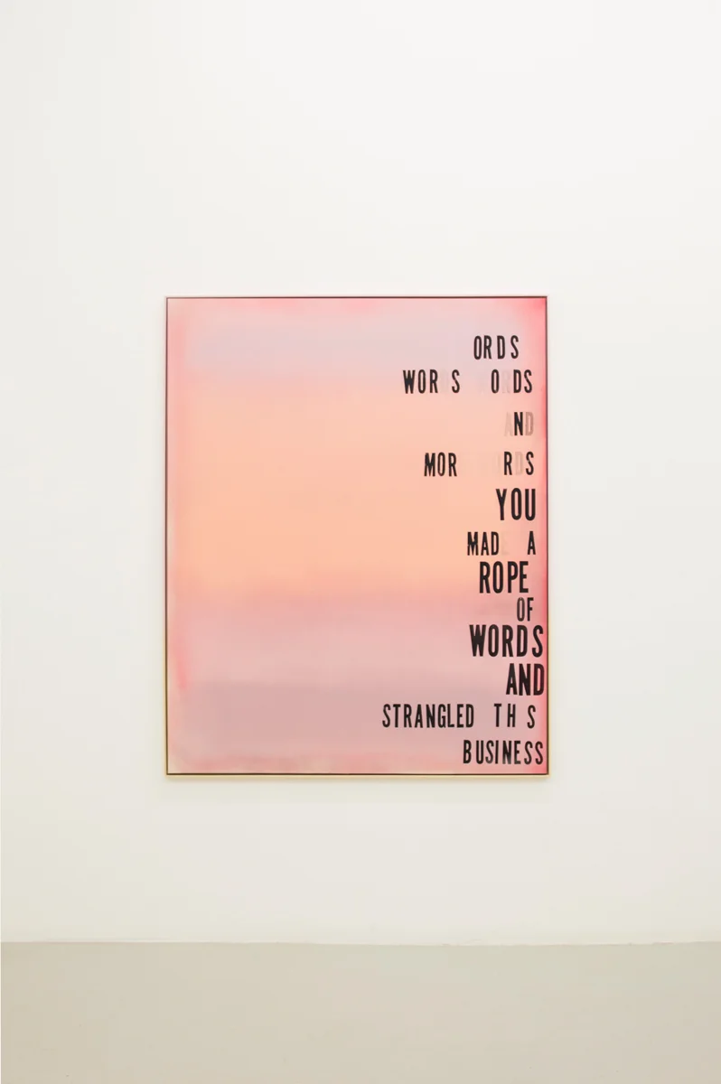 Arizona , 2014, 153 x 122 cm Spraypaint on canvas