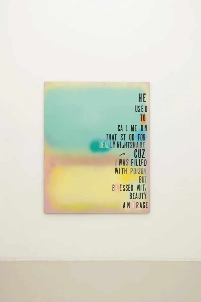 Me and Jane Doe, 2014, 153 x 122 cm Spraypaint on canvas