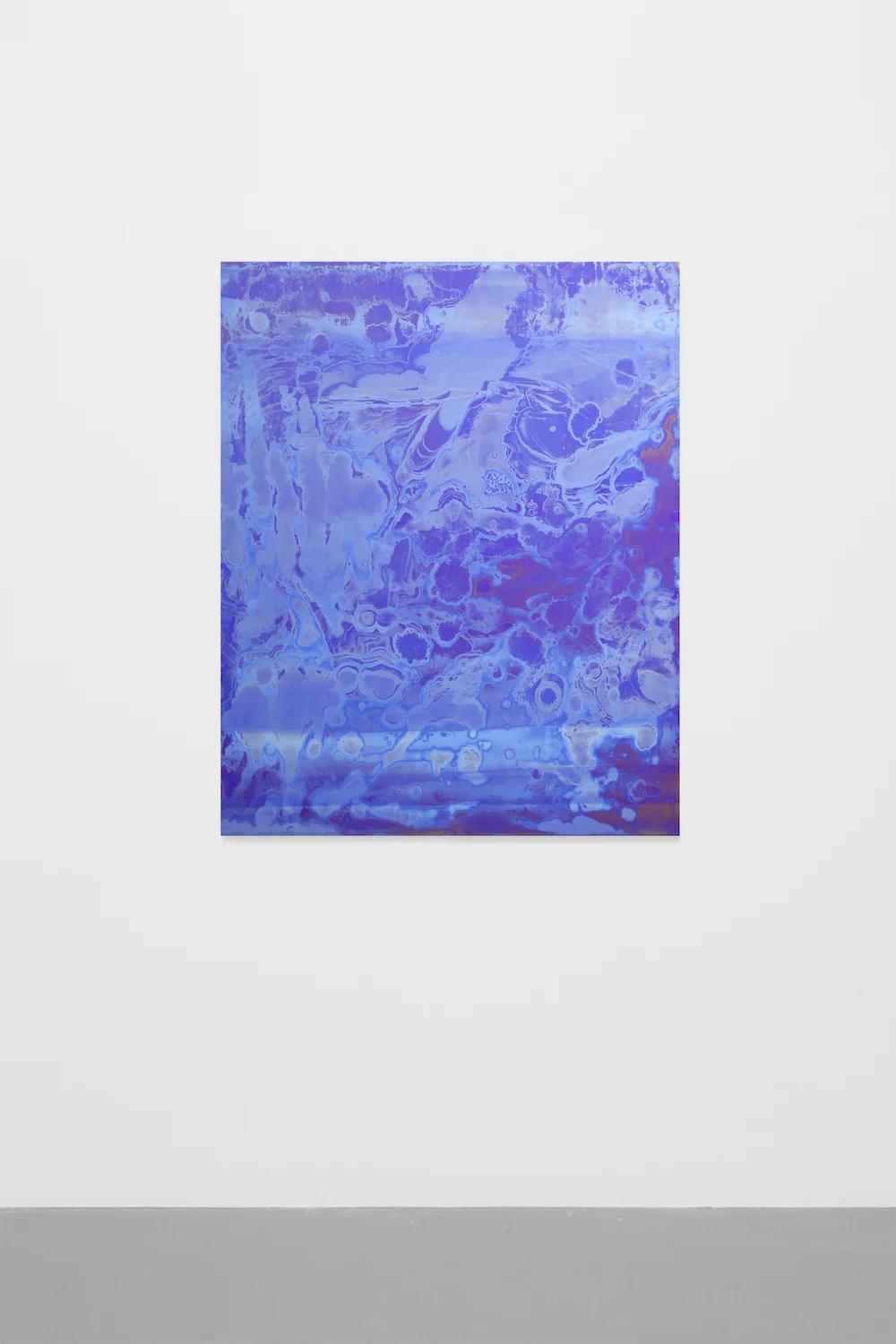 Untitled, 2015, 125 x 100 cm Anodized titanium