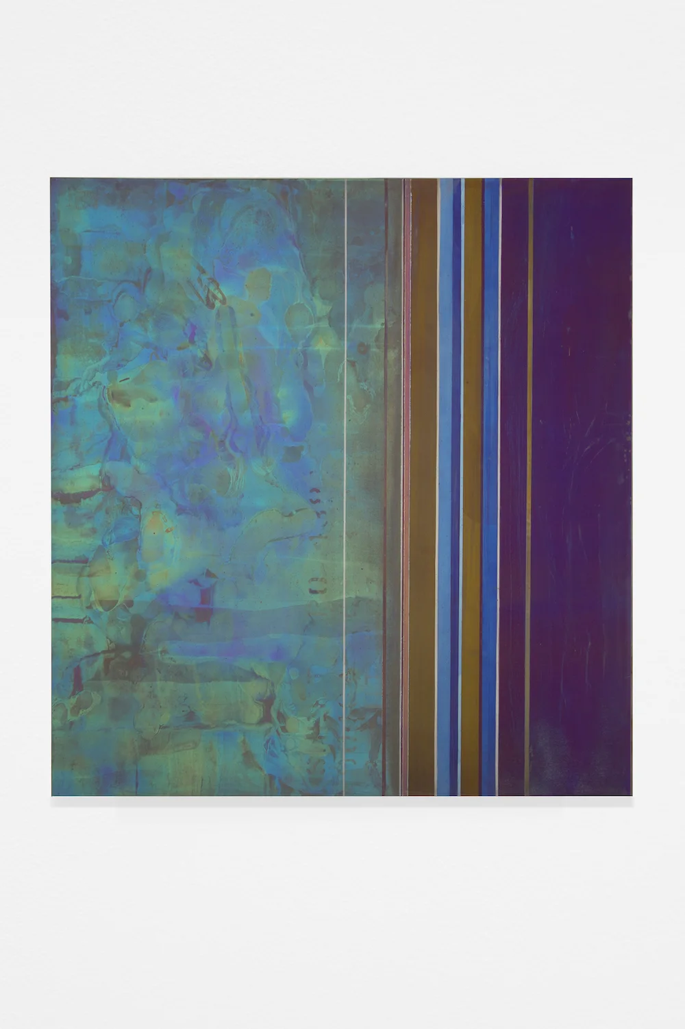 Untitled, 2016, 36 x 34 cm Anodized titanium