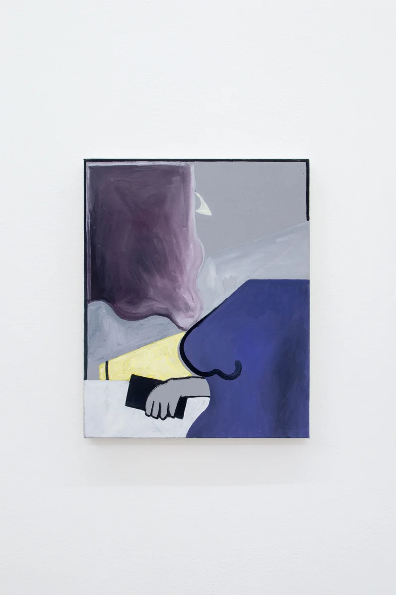 Blues IV 2017 41 x 33 cm Oil and acrylic on canvas